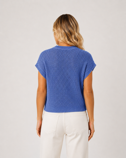 Viral American Flag Knit Top